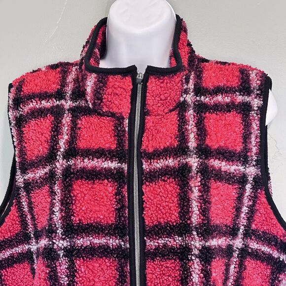 Northern Reflections Sherpa Plaid L Holiday Christmas Buffalo Scandi Cabincore - Picture 3 of 11